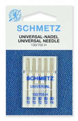 Иглы Schmetz стандарт ассорти №70-90 (5шт)