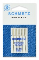 Иглы Schmetz д/плоскошовных машин №80 (5 шт.)